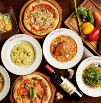 [Lunch only] 14th anniversary celebration ★ 90 minutes of all-you-can-eat pizza and pasta and all-you-can-drink soft drinks for just 3,999 yen!