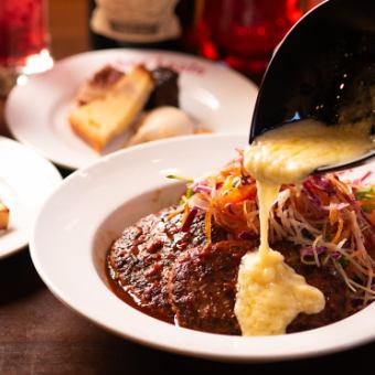[Sunday-Thursday Dinner Only] 15th Anniversary ★ Premium Hamburg Steak 2,199 yen ♪