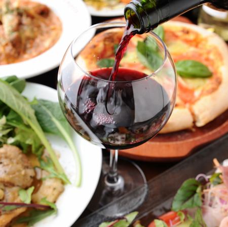 三ツ星シェフの味をこのお値段で。時間内無制限飲み放題5999円