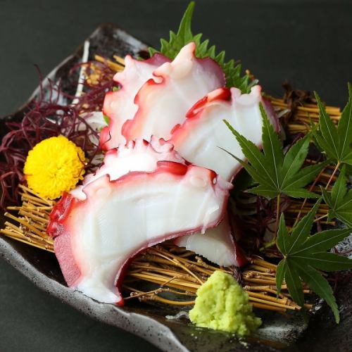 Hokkaido octopus sashimi