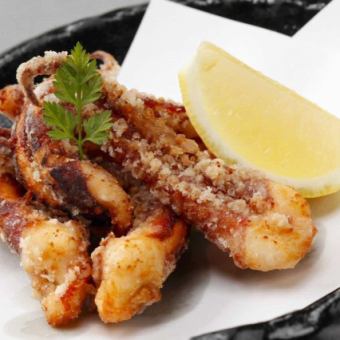 Deep-fried squid