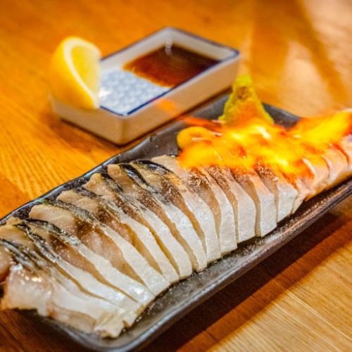 八戸産　炙りしめ鯖