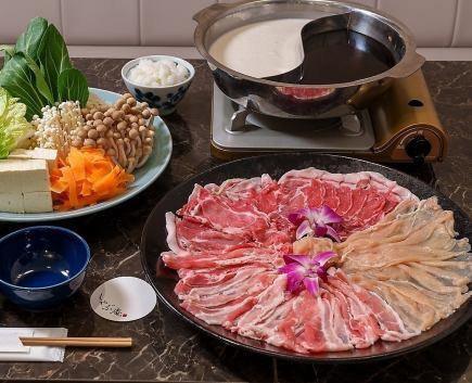 ★僅限團體★ 雙色火鍋&60分鐘暢飲套餐(10人以上)