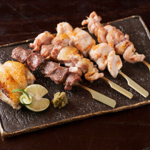 Assorted yakitori (4 types)