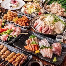 【限時特惠】超值五月套餐,包含大山雞、國產和牛、時令鮮魚等7道菜,3小時暢飲,僅需3000日元