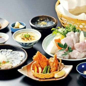 [Wild Tiger Pufferfish] Hotpot Course *Reservation required the day before