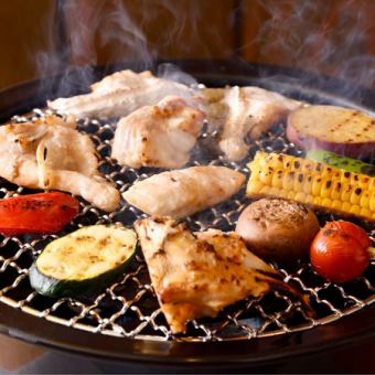 【焼きふぐ】◎季節限定◎夏安居・玄貴(げんき)コース《全6品》＋飲み放題※5/21より提供開始