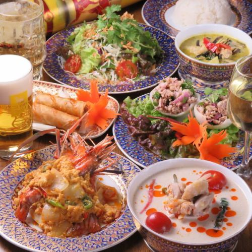 You can enjoy the authentic Thai taste!