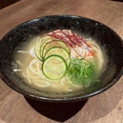 Sea bream and Handa noodle soup
