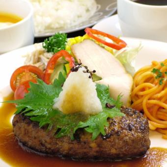 Monday-Thursday night cafe meal★Choice of main course <hamburger, pizza, pasta, risotto> 1,890 yen