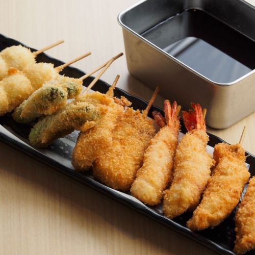焼き鳥はもちろん串カツも