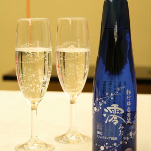 Sparkling sake "Mio"