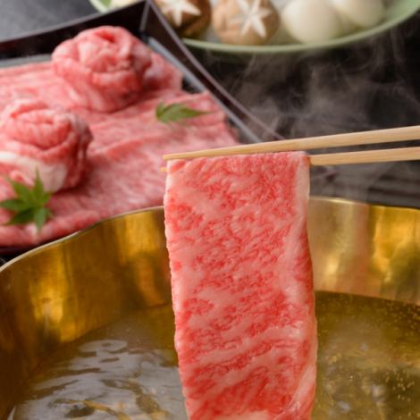 無論什麼季節都非常受歡迎!京都丹波豬肉的涮鍋宴會套餐。*10人起。