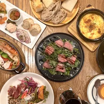 【◎バルタイム限定！90分パンお代わり自由♪】デラックスパーティコース　※お食事のみ