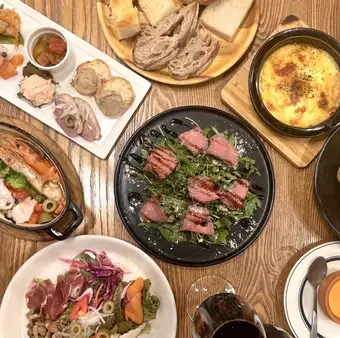 【◎バルタイム限定！90分パンお代わり自由♪】デラックスパーティコース　※お食事のみ