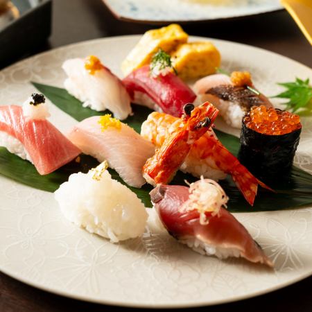 （期間限定）【季節会席 清涼～Seiryou～】穴子の源平焼き、大トロの炙りなど全8品(7/31まで)