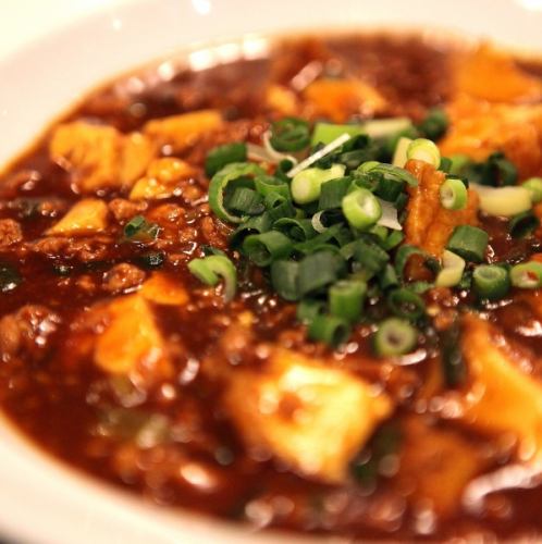 Homemade special white mapo tofu