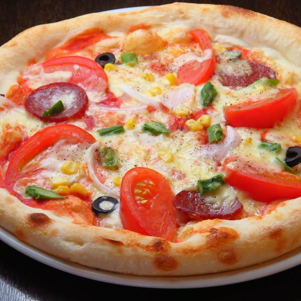 [那不勒斯风格的比萨] Pizza Capricciosa