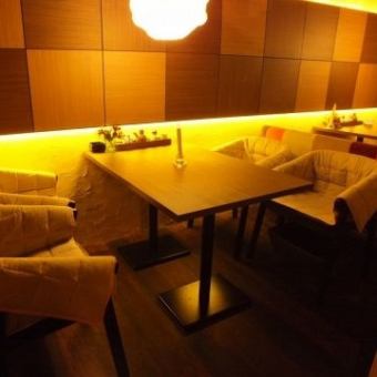 Private room / semi-private room space ideal for small groups of banquets and dates