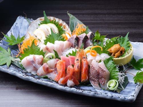 Assortment of 10 special Kamaishi Bay dishes