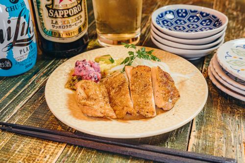 皮パリ！チキンステーキ自家製タルタル＆柚子胡椒