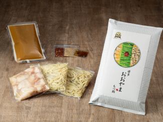 [Takeout] Motsunabe set miso flavor/soy sauce flavor