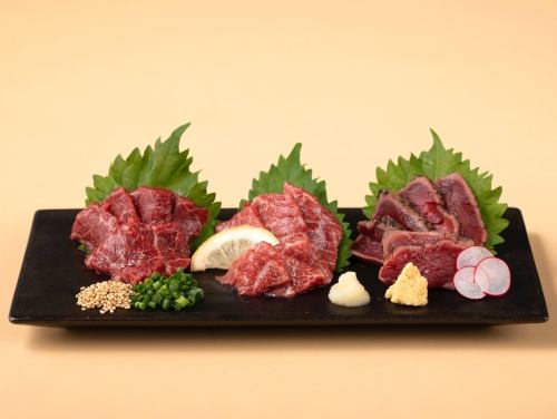 Assorted horse meat delivered directly from Kumamoto