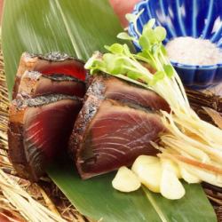 カツオの藁焼き