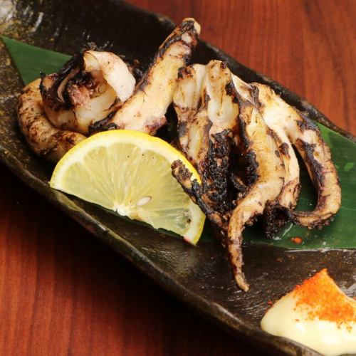 イカゲソの藁焼き