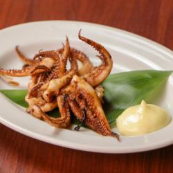 イカゲソバター醤油焼き