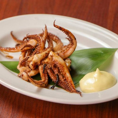 イカゲソバター醤油焼き