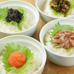 出汁茶漬け(明太子・チャンジャ) 各種