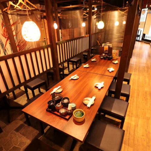 宴会・飲み会に◎人数に合わせたお席をご用意致します