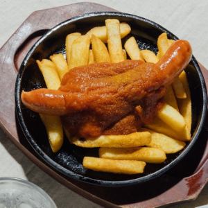 Berlin specialty currywurst