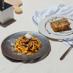黒ビール仕立てのラザニア/dark beer lasagna