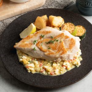 美桜鶏の低温グリル/slow grilled Miou chicken