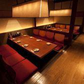 It is a popular private room for up to 16 people.The size is just right for a company banquet with a digger.It can also be used at banquets.The tatami room digging seats are available in private rooms for 8 people / 12 people / 15 people.We can reserve seats for up to 40 people, 20 people, 30 people, 40 people, etc. as many as you like.* Seats may change due to changes in the number of people.