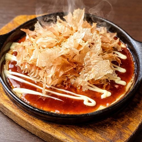 ふわとろ山芋鉄板お好み焼き　プレーン