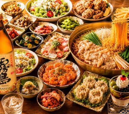 新登場!食べ飲み放題夜市コース【釜揚ニュー辛麺&一品料理53品が食べ飲み放題】※日~木曜日限定