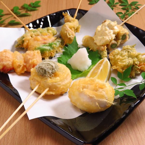 [Excellent compatibility with alcohol ☆] Our proud creative tempura that you can eat from the standard to the owner's original