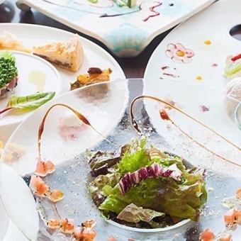 【ランチ】≪シェフのお任せ豚肉コース≫スープや豚肉料理を楽しめる全7品◆3800円(税込)！