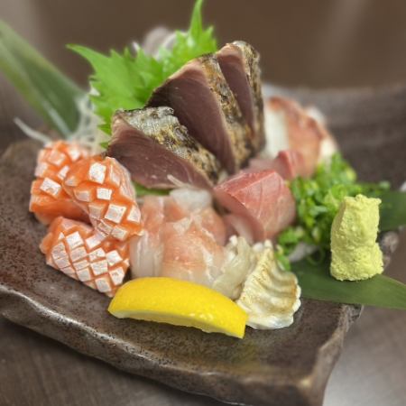 Assorted Sanriku sashimi 3 pieces