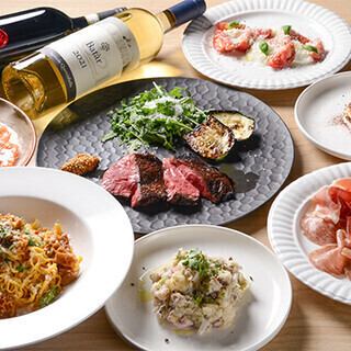 お得なパーティープラン2時間飲み放題付き(女子会や歓送迎会・懇親会などの企業様のご宴会にも)