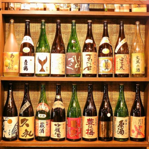 Tosa sake selection from 18 breweries