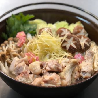 <鍋 2時間飲み放題付き 鍋コース>全7品6600円(税込)選べる鍋 選べるハイボール3月末まで