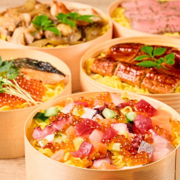 酒の肴だけじゃない！〆物も充実◎わっぱ飯は木の香りを感じながら頂く東北の郷土料理です。