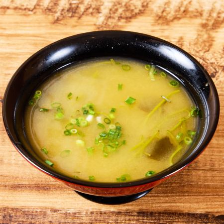 めかぶの味噌汁