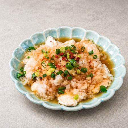 水晶鶏 中華風鬼おろし