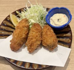 Fried oysters (3 pieces)