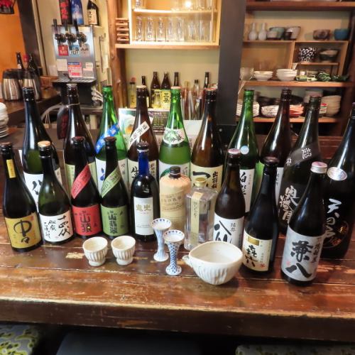 種類豊富な日本酒